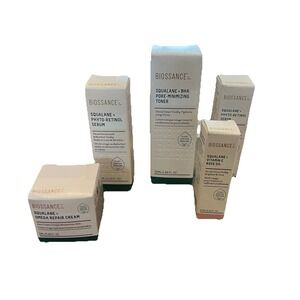 Biossance Travel Size BUNDLE LOT Squalane + Phyto-Retinol Face Serum & More